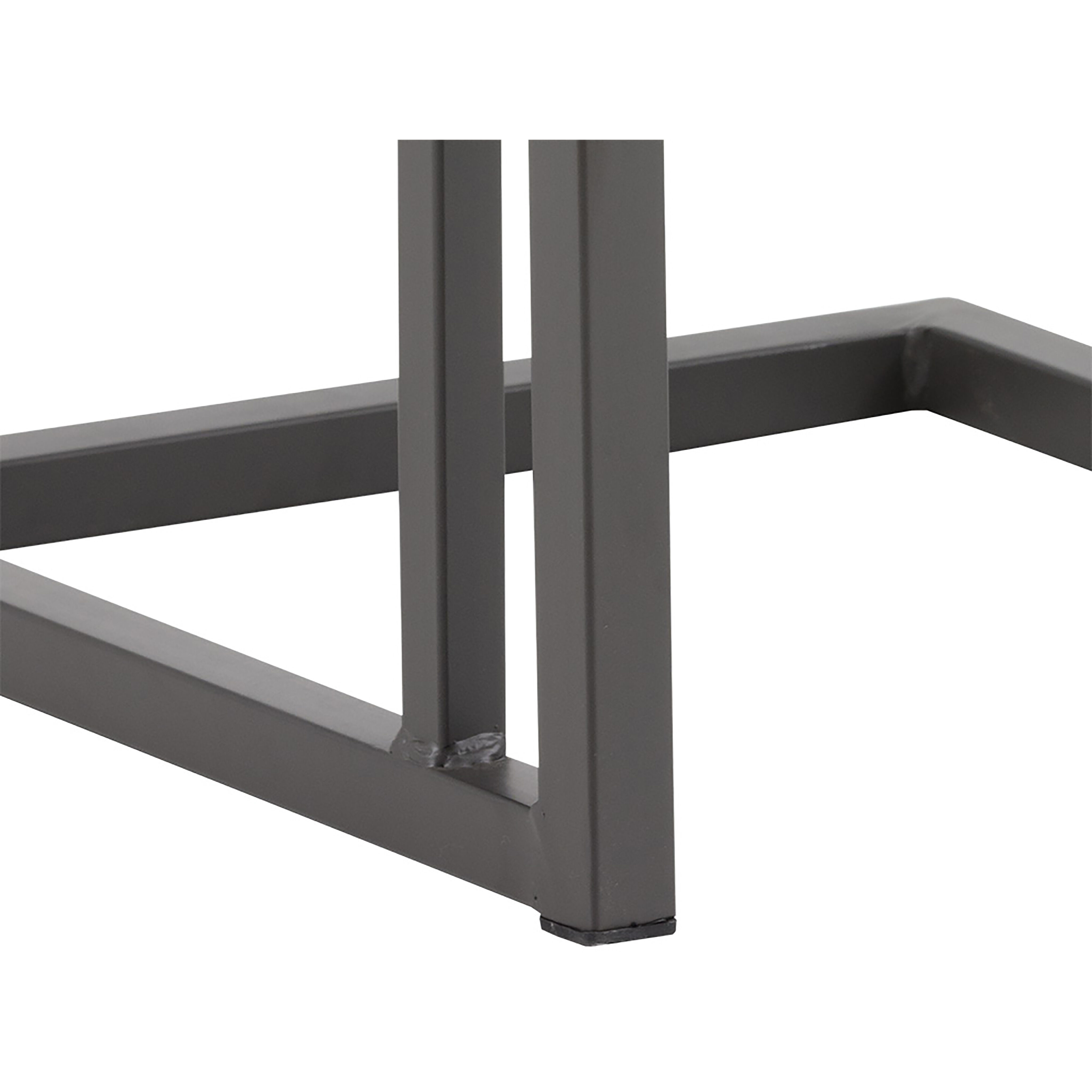 Boone 30 inch Grey / Onyx Barstool, Set Of 2